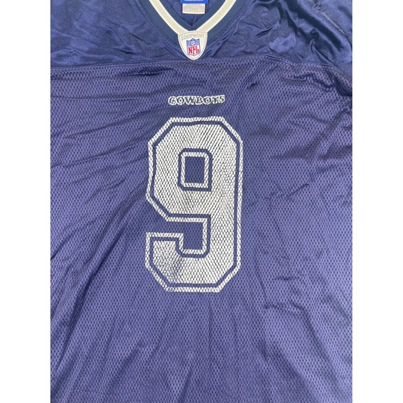Vintage Reebok Dallas‎ Cowboys NFL Tony Romo #9 Home On Field Jersey XL - Picture 3 of 9